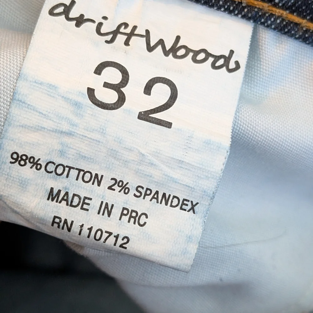 Driftwood Jeans Women's 32 Dark Blue Embroidered - Picture 4 of 10